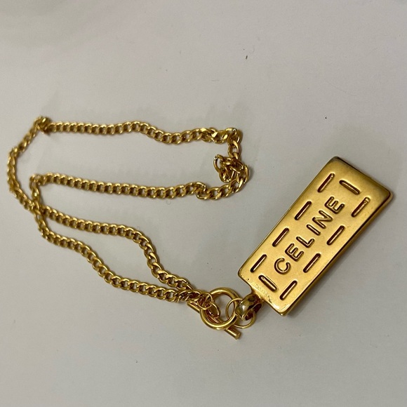 Celine 18-in Gold Plated Chain Necklace - Picture 10 of 10
